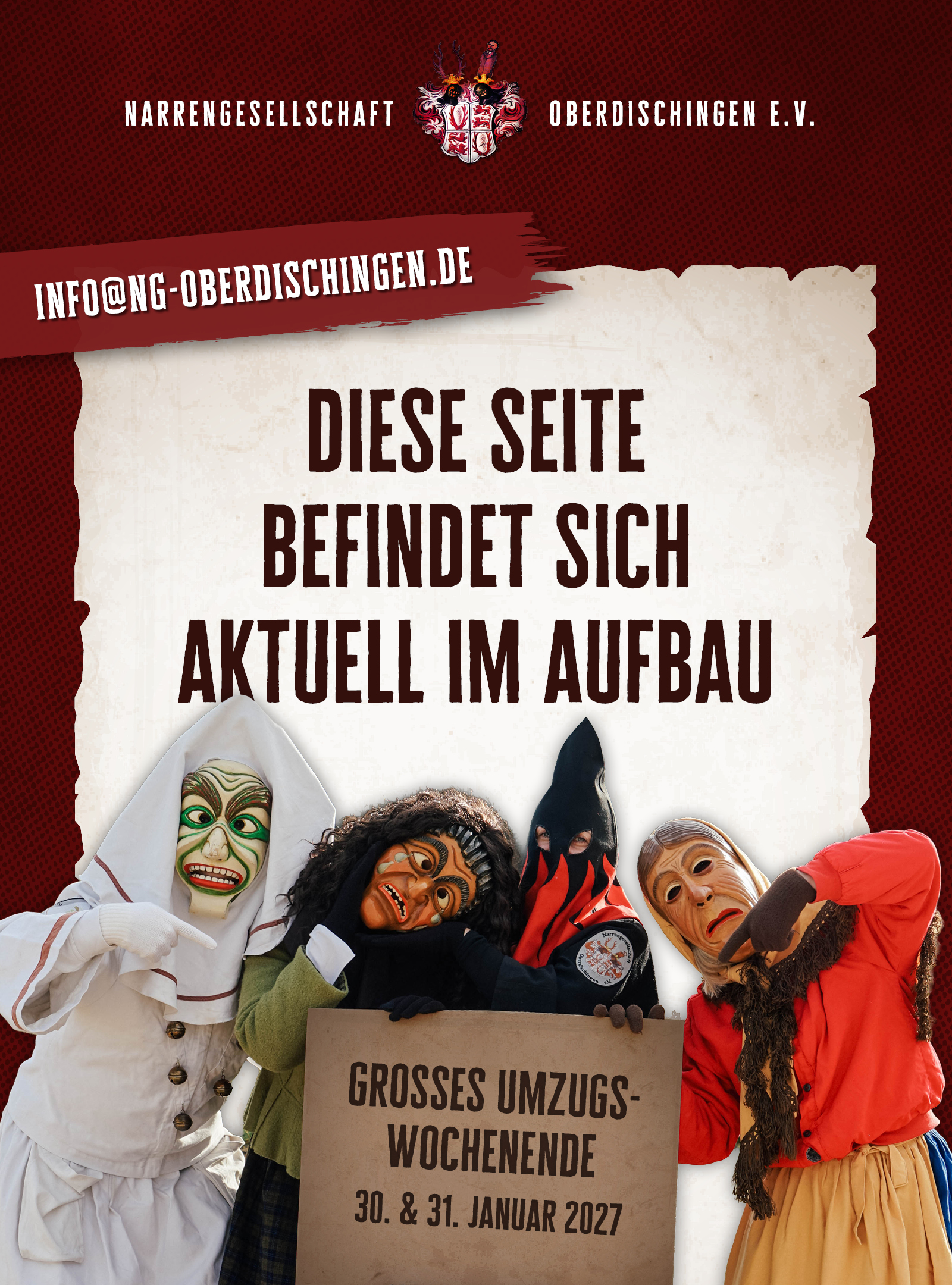 Webseite im Aufbau